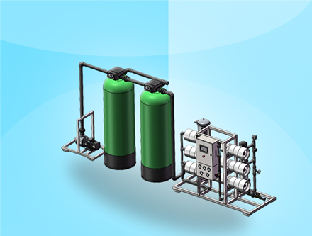 3吨/时反渗透设备，广西纯水处理，广西水处理厂家