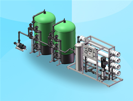 8吨/时 反渗透设备，广西水处理生产厂家长期提供纯水设备